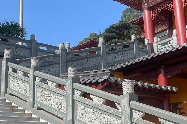 大连仿古石栏杆生产厂家 案例展示